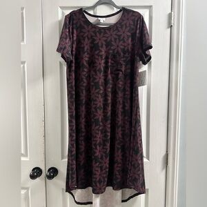 Lularoe Carly Floral Dress XL